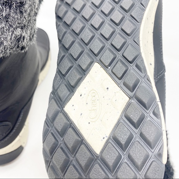 NEW Chaco Women's Black BOREALIS Mid High Waterproof Rain & Winter Boots Size 7 - Picture 8 of 9
